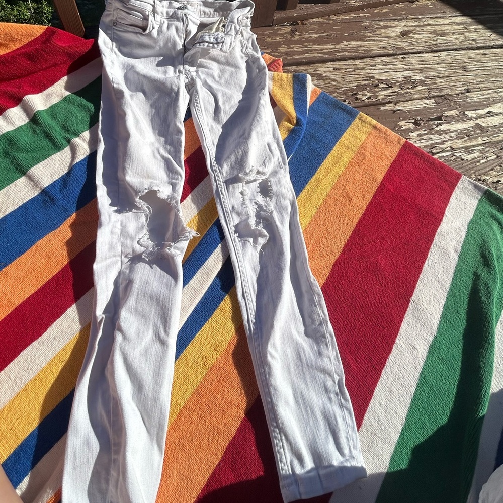 Free people white jeans